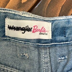 Wrangler Barbie Light Blue high rise cargo Denim Women's Jeans size 1 NEW